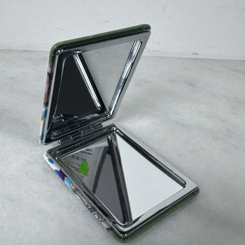 Mirror Handheld Pocket Size Double Sided Magnifying One-Side